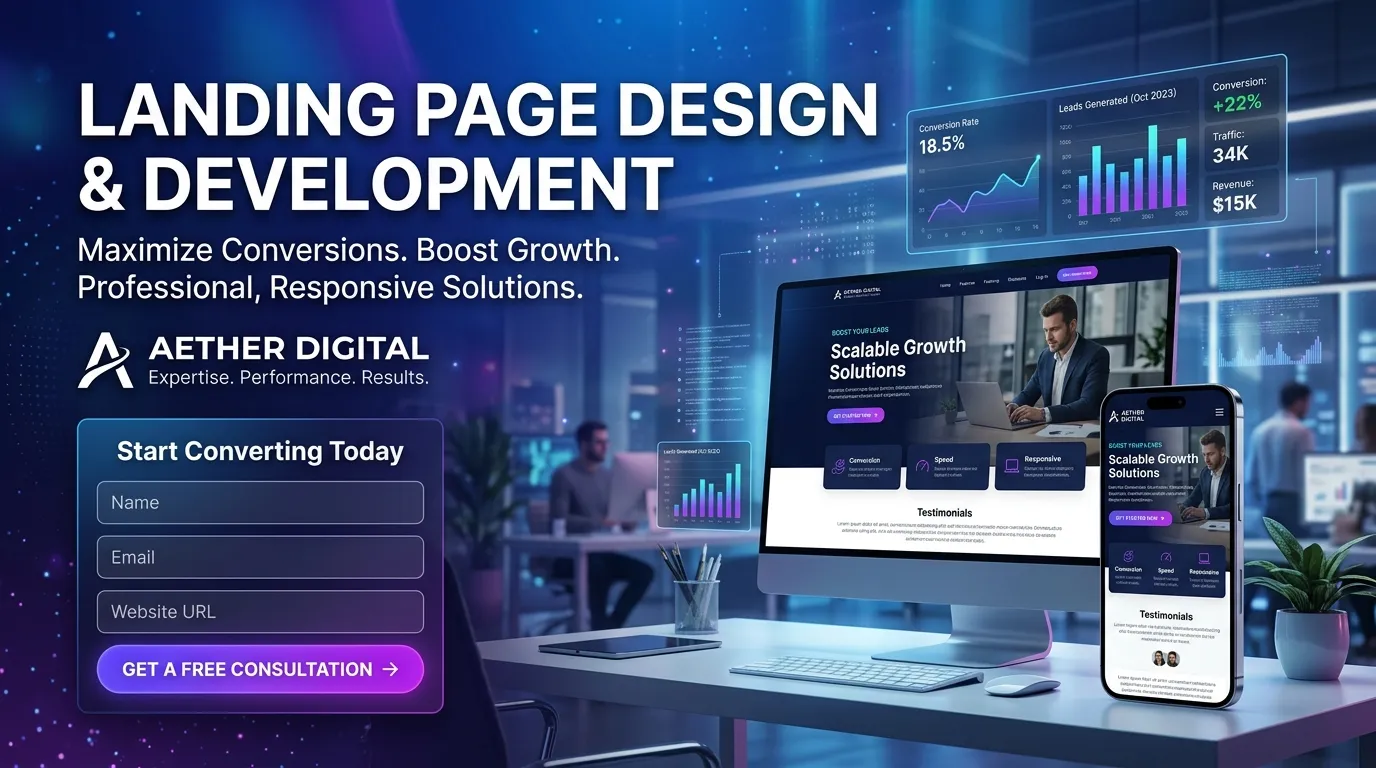Landing Page Design & Development